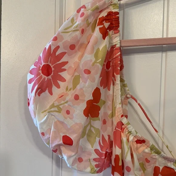 Sabo Skirt Yasmin Dress Pink Red Floral Size XL - Picture 5 of 12